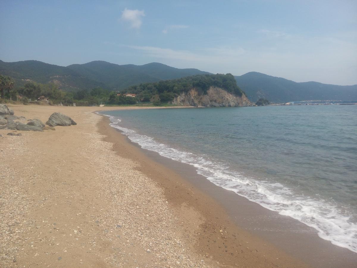Pension Karvounoskala Stratoni Buitenkant foto