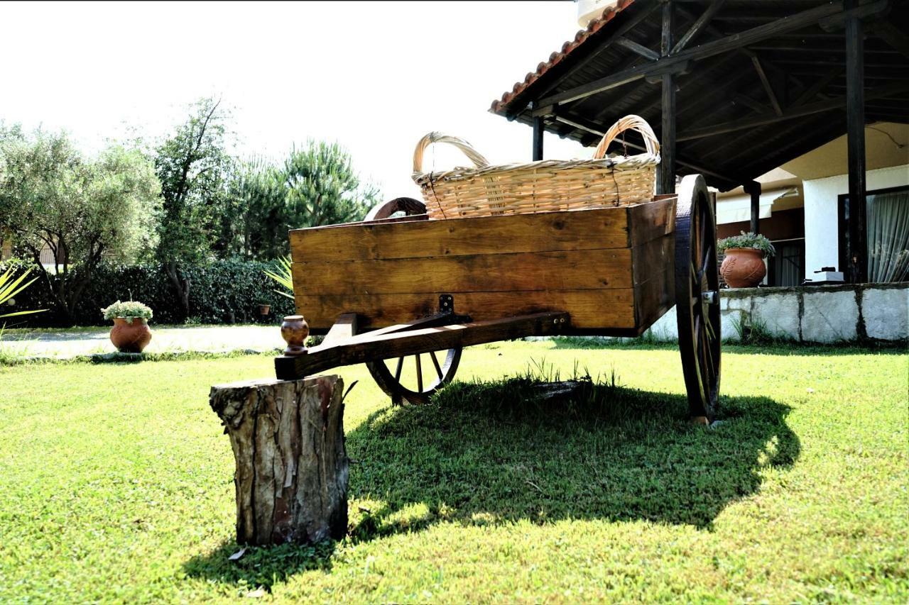 Pension Karvounoskala Stratoni Buitenkant foto